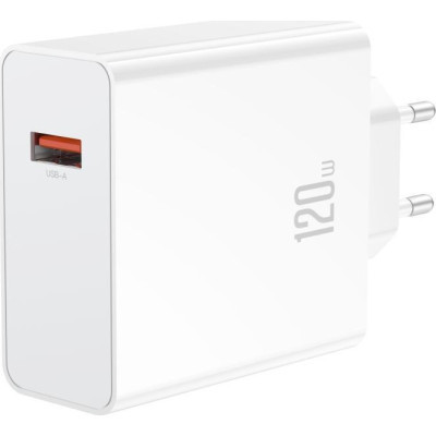Зарядний пристрій XO L128 120W with cable Type-C white (XO-L128-WH)