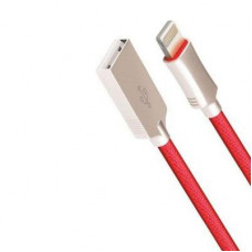 Дата кабель USB 2.0 AM to Lightning 1.0m Hi-Q Red Cord (CDH-L1-2R)