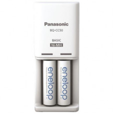 Зарядний пристрій для акумуляторів Panasonic Compact Charger + Eneloop 2AA 2000 mAh (K-KJ50MCD20E)