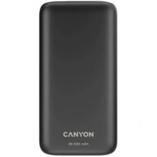 Батарея універсальна Canyon PB-301 30000mAh PD/20W, QC/3.0 (CNE-CPB301B)