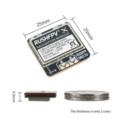 GPS модуль для дрона RushFPV GNSS PRO (with compass) (GPS3)