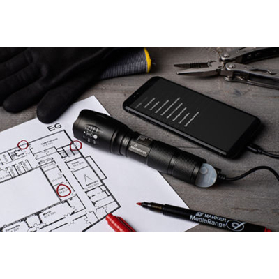 Ліхтар Mediarange LED flashlight with powerbank 1800mAh (MR735)
