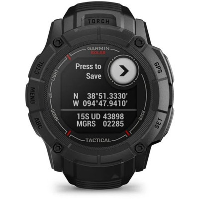 Смарт-годинник Garmin Instinct 2X, Solar, Tactical Edition, Black, GPS (010-02805-03)