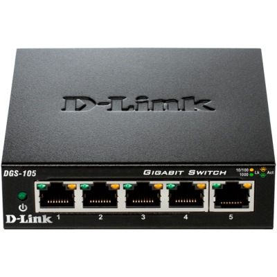 Комутатор мережевий D-Link DGS-105