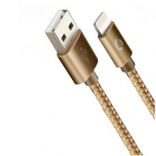 Дата кабель USB 2.0 AM to Micro 5P 1.0m Ace Champagne Cord (CDA-M1-2CH)