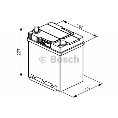 Акумулятор автомобільний Bosch 40А (0 092 S40 300)