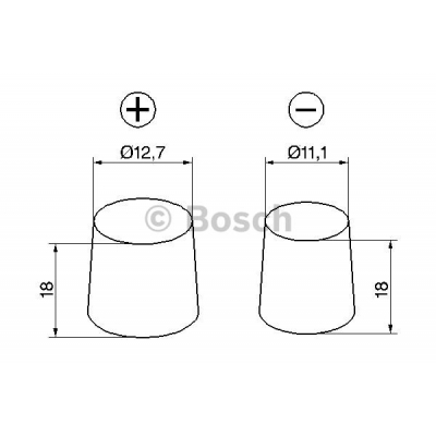 Акумулятор автомобільний Bosch 40А (0 092 S40 300)