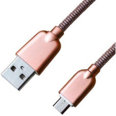 Дата кабель USB 2.0 AM to Micro 5P 1.0m Ace Rose gold Cord (CDA-M1-2RG)