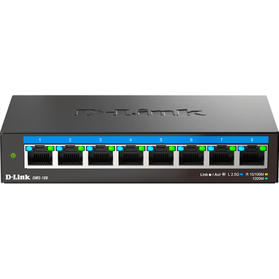 Комутатор мережевий D-Link DMS-108