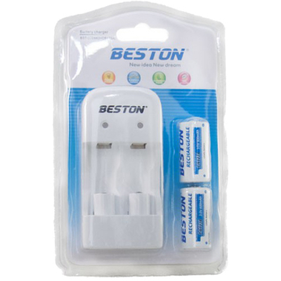 Зарядний пристрій для акумуляторів Beston BST-CD643 2slots for CR123A LiFePo + 2 акумулятора CR123A (AAB1885)