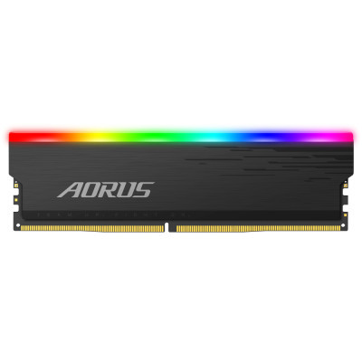 Модуль пам'яті для комп'ютера DDR4 16GB (2x8GB) 3733 MHz AORUS RGB Fusion 2.0 Memory boost GIGABYTE (GP-ARS16G37D)