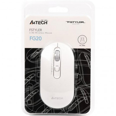 Мишка A4Tech FG20 White