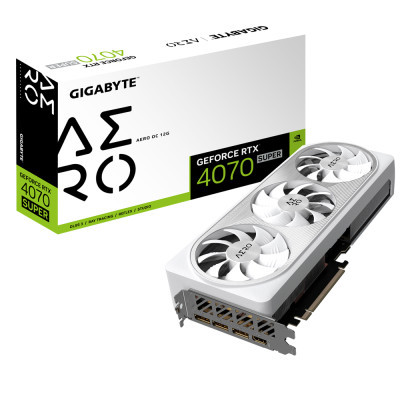 Відеокарта GIGABYTE GeForce RTX4070 SUPER 12Gb AERO OC (GV-N407SAERO OC-12GD)