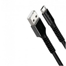 Дата кабель USB 2.0 AM to Lightning 1.0m Ares Black Cord (CDAR-L1-2B)