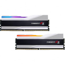 Модуль пам'яті для комп'ютера DDR5 32GB (2x16GB) 8000 MHz Trident Z5 RGB Silver G.Skill (F5-8000J3848H16GX2-TZ5RS)