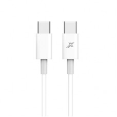 Дата кабель USB-C to USB-C 1.0m 20W CC-03W White Grand-X (CC-03W)