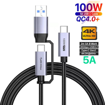 Дата кабель USB-C to USB-C 2.0m USB 3.2 Pulsing Fast Charging 100W XoKo (XK-SC-3-100W)