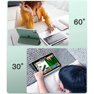 Чохол до планшета BeCover Tri Fold Hard Apple iPad Mini 7 2024 Dark Green (712451)