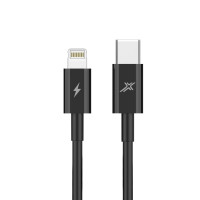 Дата кабель USB-C to Lightning 20W CL-07B Black Grand-X (CL-07B)