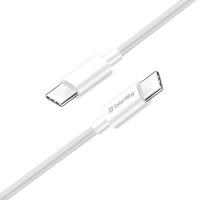 Дата кабель USB-C to USB-C 1.0m 3A 60W white ColorWay (CW-CBPDCC055-WT)