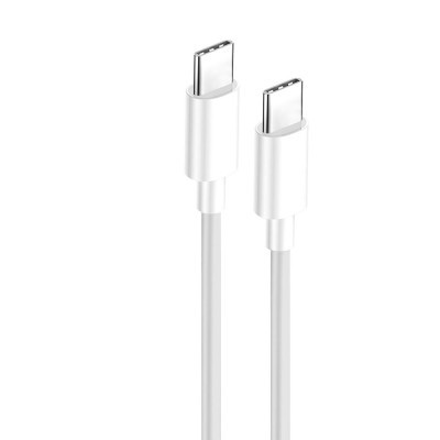 Дата кабель USB-C to USB-C 1.0m 3A 60W white ColorWay (CW-CBPDCC055-WT)