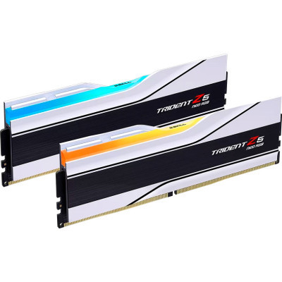 Модуль пам'яті для комп'ютера DDR5 64GB (2x32GB) 6000 MHz Trident Z5 Neo RGB Matte White G.Skill (F5-6000J3036G32GX2-TZ5NRW)