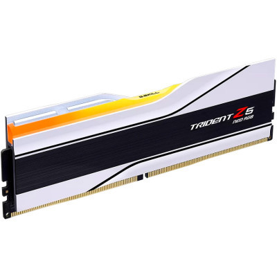 Модуль пам'яті для комп'ютера DDR5 64GB (2x32GB) 6000 MHz Trident Z5 Neo RGB Matte White G.Skill (F5-6000J3036G32GX2-TZ5NRW)