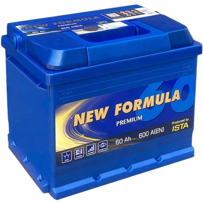 Акумулятор автомобільний NEW FORMULA PREMIUM 60Ah (+/-) (600EN) (5602320250)