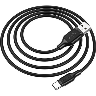 Дата кабель USB 2.0 AM to Type-C 1.0m BX42 Encore 3A Black BOROFONE (BX42CB)