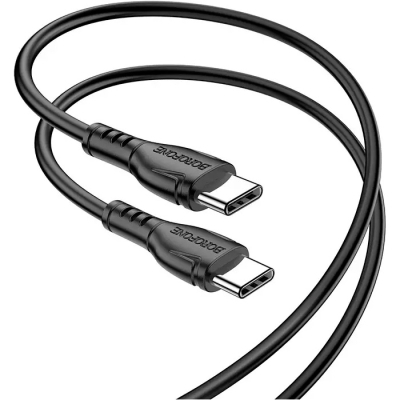 Дата кабель USB-C to USB-C 1.0m BX51 Triumph 60W Black BOROFONE (BX51CCB)