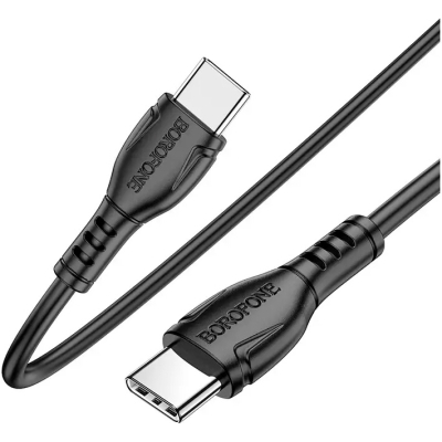 Дата кабель USB-C to USB-C 1.0m BX51 Triumph 60W Black BOROFONE (BX51CCB)