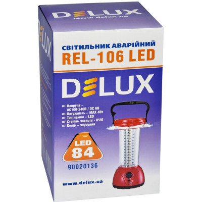 Ліхтар Delux REL-106 84 LED 4W (90020136)