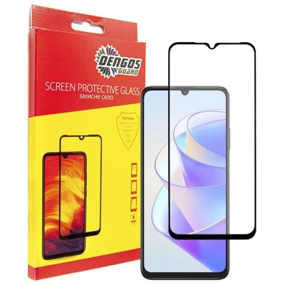 Чохол до мобільного телефона Dengos Kit for Honor x7a case + glass (Black) (DG-KM-55)