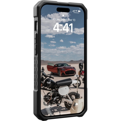 Чохол до мобільного телефона UAG Apple iPhone 15 Pro Max Monarch Pro Magsafe, Kevlar Black (114222113940)