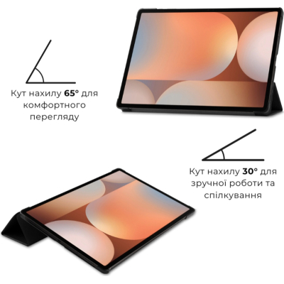 Чохол до планшета AirOn Premium Samsung Galaxy tab S10 Ultra 14.6 2024 + film Black (4822356758484)