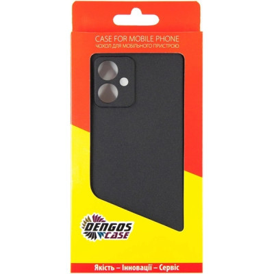 Чохол до мобільного телефона Dengos Kit for Motorola G54 case + glass DENGOS (Black) (DG-CC-01)