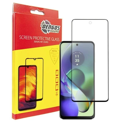 Чохол до мобільного телефона Dengos Kit for Motorola G54 case + glass (Black) (DG-KM-50)