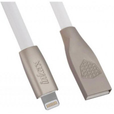 Дата кабель USB 2.0 AM to Lightning 1.0m CK-19 White Inkax (F_72191)