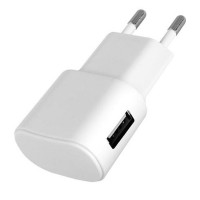 Зарядний пристрій Florence USB, 1.0A + cable Lightning white (FW-1U010W-L)