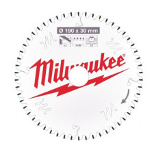 Диск пильний Milwaukee пиляльний PFTE 190х30х2,4мм, 54 зуб. (4932471303)