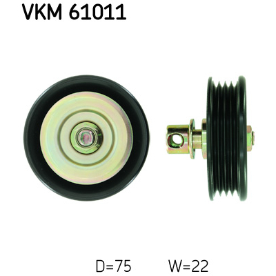Ролик натягувача ременя SKF VKM 61011