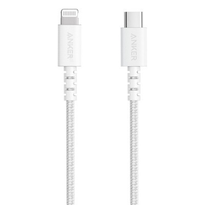 Дата кабель USB-C to Lightning 1.8m V3 Powerline Select+ White Anker (A8618H21)