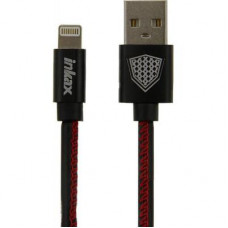 Дата кабель USB 2.0 AM to Lightning 1.0m CK-50 Black Inkax (F_72194)