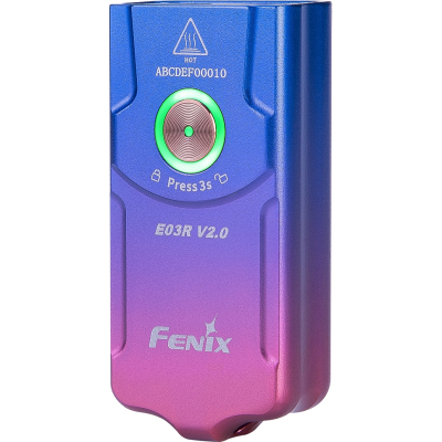 Ліхтар Fenix E03R V2.0 Lilac (E03RV20PUR)