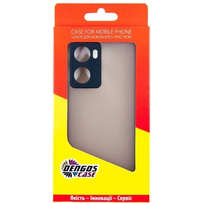 Чохол до мобільного телефона Dengos Kit for OPPO A57s case + glass (Black) (DG-KM-35)