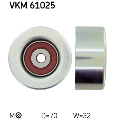 Ролик натягувача ременя SKF VKM 61025
