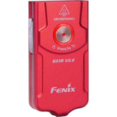 Ліхтар Fenix E03R V2.0 Red (E03RV20RED)