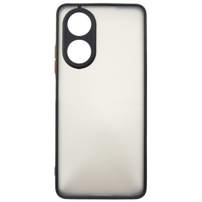 Чохол до мобільного телефона Dengos Kit for OPPO A58 4G case + glass (Black) (DG-KM-36)