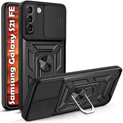 Чохол до мобільного телефона BeCover Military Samsung Galaxy S21 FE SM-G990 Black (707364)