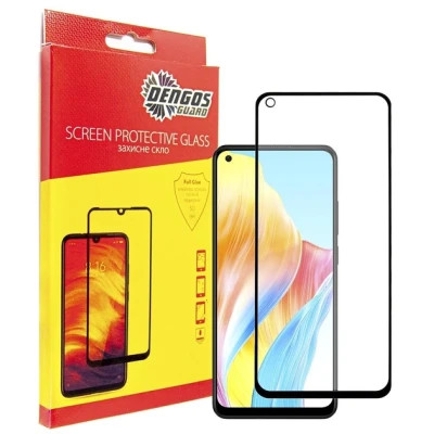 Чохол до мобільного телефона Dengos Kit for OPPO A78 4g case + glass (Black) (DG-KM-03)